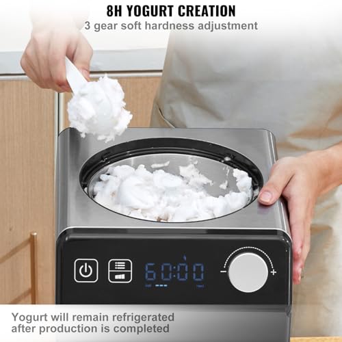 Upright Automatic Ice Cream Maker with Built (Vertical)