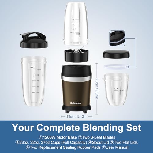 1200W Smoothie Blender (Coffee)