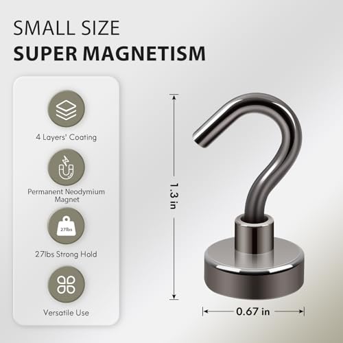 Magnetic Hooks (10 Count)