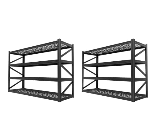 4 Tier Heavy Duty Garage Shelving (4T 70.8" W x 24" D x 70.8" H)