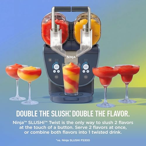 SLUSHi Twist Smart Frozen Drink Maker with Dual SlushAssist (SLUSHi Twist Dual)