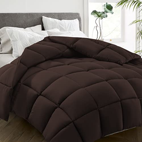 All Season King Size Bed Comforter (Brown / King（90*102）)
