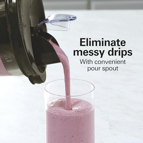 Power Elite Blender For Smoothies With Wave Action System (Black / 40 Oz. Glass Jar (Pack of 1))