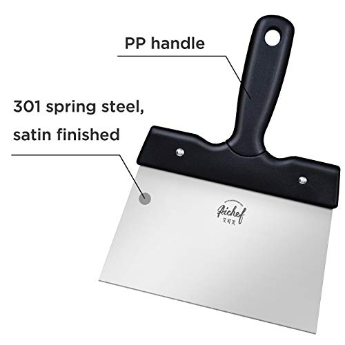 Chocolate Thermostat Spatula Melting Chocolate Tempering Scraper Baking Tool Stainless Steel Spatula Temperature Regulating Blade Large Size