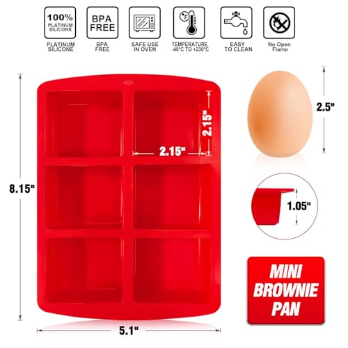 Mini Silicone Brownie Pan (20 Ounce)