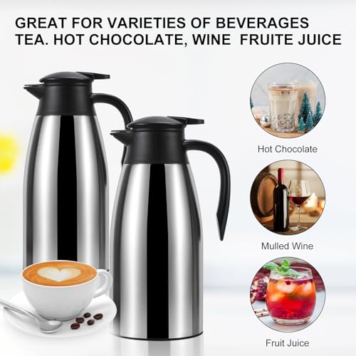 70 oz Thermal Coffee Carafe (Pink / 71 Ounces)