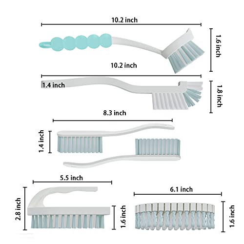 6 PCS Cleaning Brush (Blue)