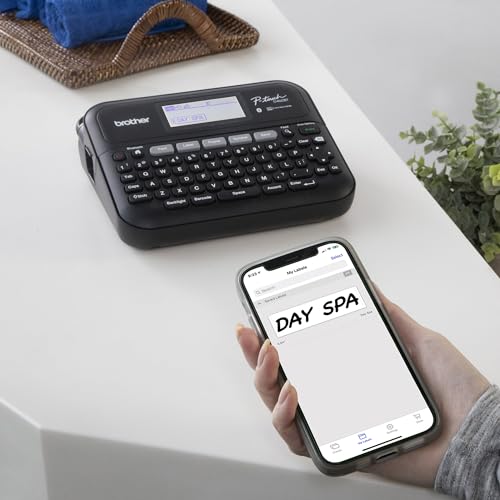 P-Touch PT-D460BT Business Expert Connected Label Maker | Connect and Create via Bluetooth® on TZe Label Tapes up to ~3/4 inch, White