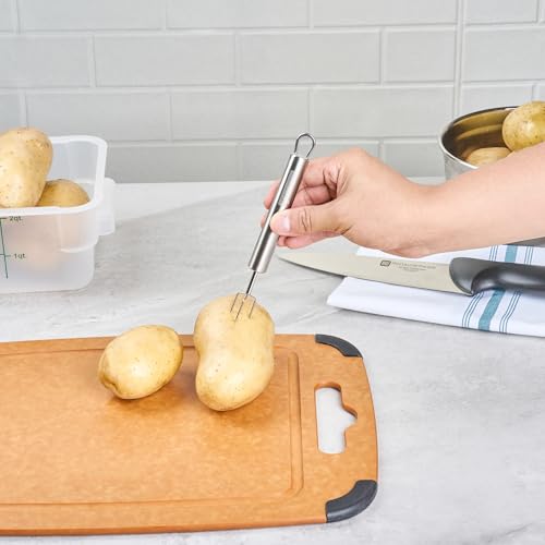 6 in Stainless Steel Potato Peeling Fork (6 Count)