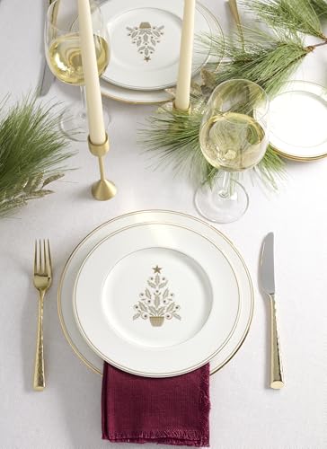 Federal Gold Christmas Accent Plates (Christmas Accent Plates, Set of 4)