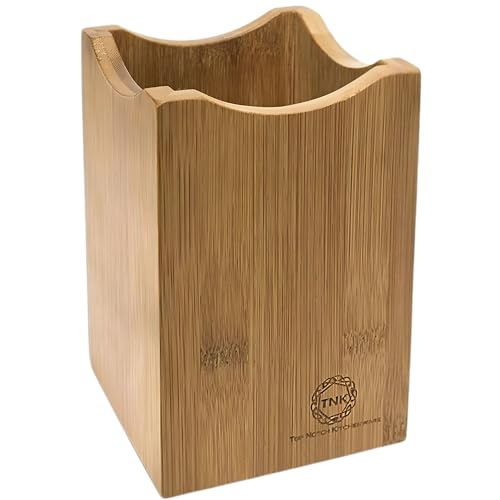 Premium Bamboo Kitchen Utensil Holder and Organizer