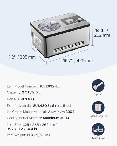 Automatic Ice Cream Maker with Built (Horizontal)