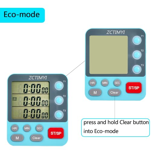 Dual Digital Timer for Kitchen Cooking
