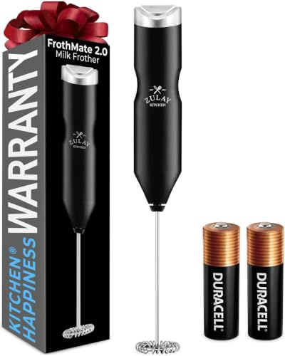 Powerful Frother Wand AA Batteries Included (Authentic Black / Majestic Frother)