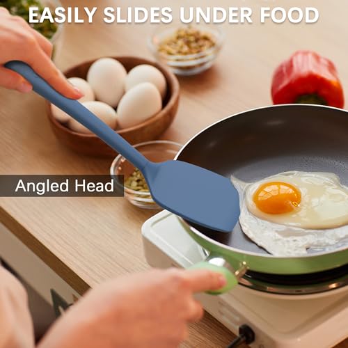 3 Pack Silicone Spatula Set (PureDarkBlue)