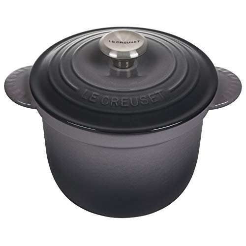 Enameled Cast Iron Rice Pot & Stoneware Insert