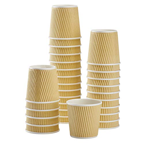 Coffee Hot Cups 4oz [1 (4 OZ / Brown)