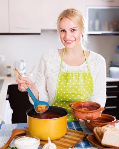 Silicone Soup Ladle Spoon Kitchen Utensils (2 Count)