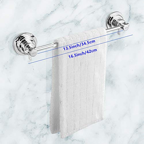 16 inch Suction Cup Towel Bar (Suction Towel Bar-16 Inch Chrome)