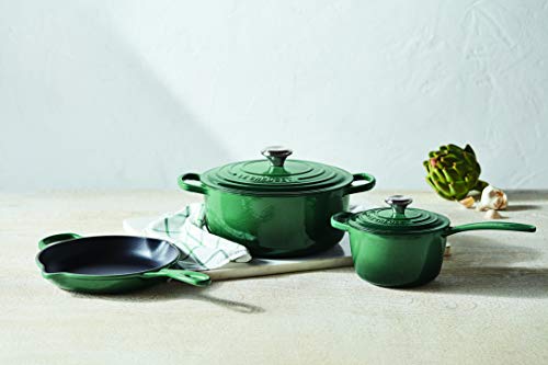 Enameled Cast Iron Round Dutch Oven (Artichaut / 9 Qt)