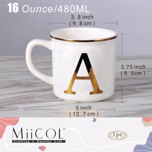 Ceramic Coffee Mug 16oz (Letter A Mug)