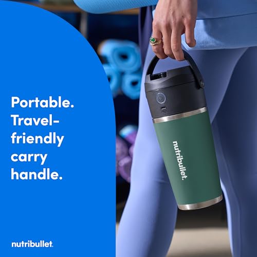 Flip Portable Blender with Insulated Cup (20 oz / Eucalyptus)