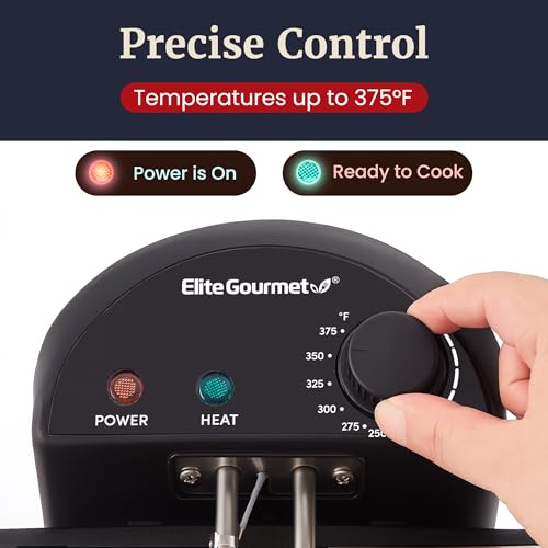 4.5Qt Deep Fryer (2 Baskets / Stainless Steel and Black)