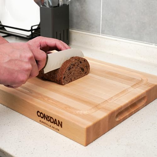 Wood Cutting Board for Kitchen (Hard Maple(1-1/2" Thick))