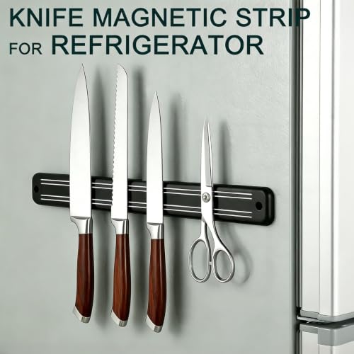 2pcs Magnetic Knife Strips (Black-2PK / 13in)