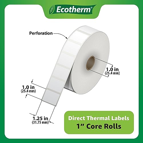 1.25" x 1" Thermal Labels (14040 Count)