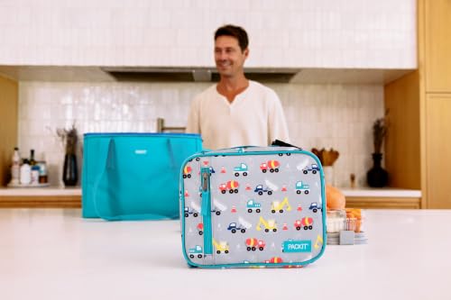 Freezable Classic Lunch Box (Construction Trucks)