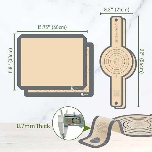 Silicone Baking Mat 4 (Gray-4pcs)