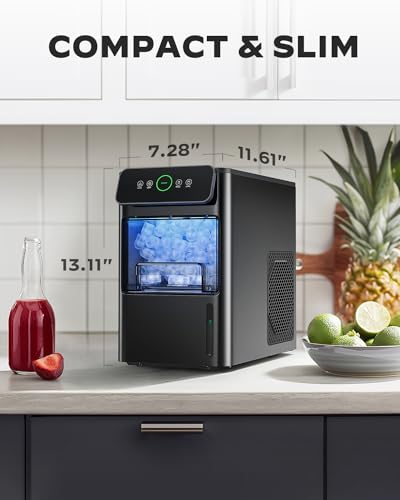 Portable Countertop Ice Maker (Black / 20 lbs)