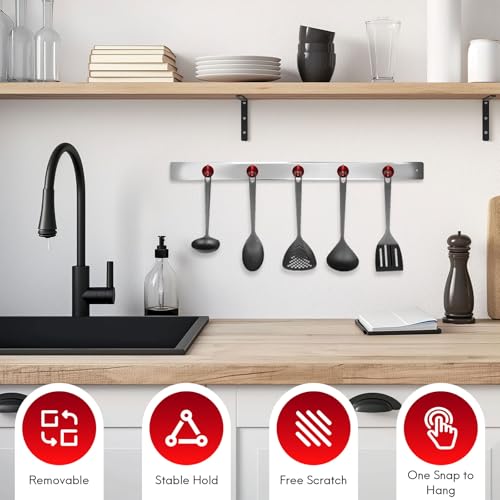 Magnetic Hooks Large Opening (Red / 80lb Magnetic Hooks)