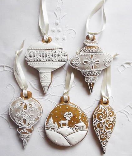 Christmas Ornament Cookie Cutters 8Pcs