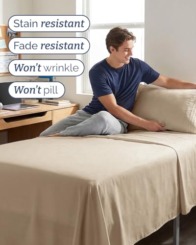 Twin XL 3 Piece Sheet Set (12 - Cream / Twin XL)