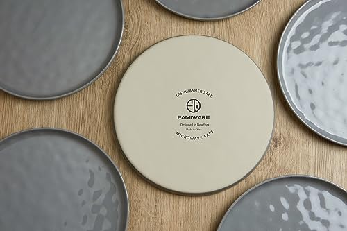 Mars Stoneware Dinnerware Set for 6 (Dark Gray / Set(18pcs))