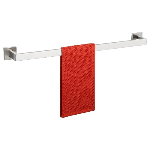 28 Inch Towel Bar for Bathroom Wall Mounted (Single 28 Inch(Assemble) / Brushed Nickel)