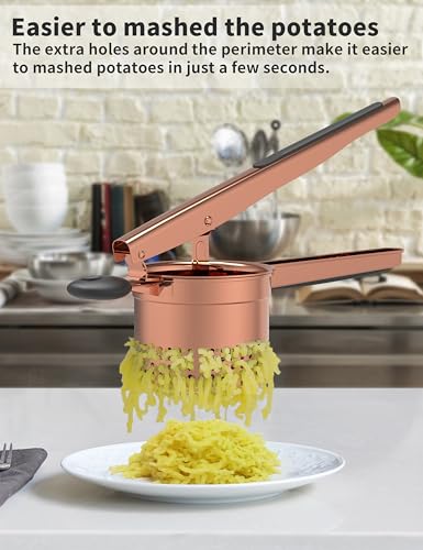 Large 15oz Potato Ricer (Rose Gold-Black)
