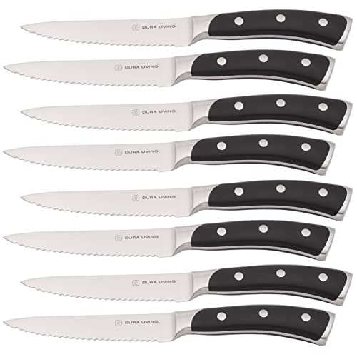 8 Piece Serrated Kitchen Steak Knife Set