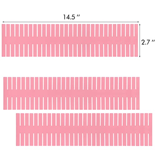 40Pcs Grid Drawer Dividers (Pink)