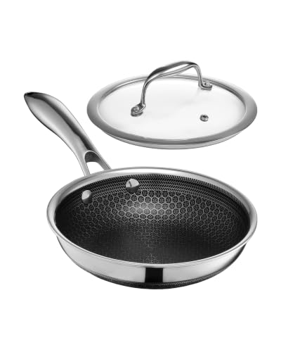 7" Hybrid Nonstick Frying Pan with Lid (Pan + Lid / 7-inch)