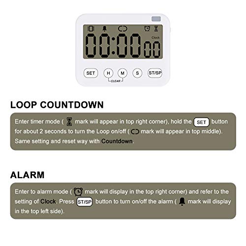 2pk Digital Timer Clock (2 Count)