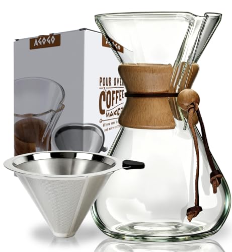 Pour Over Coffee Maker Set (Classic Shape / 40 Ounces)