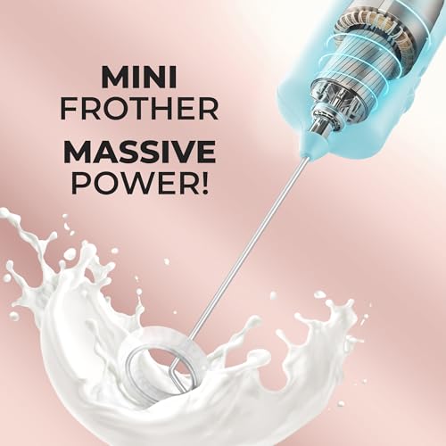 Mini & Mighty Milk Frother Wand (Arctic Mint / Mini Frother)