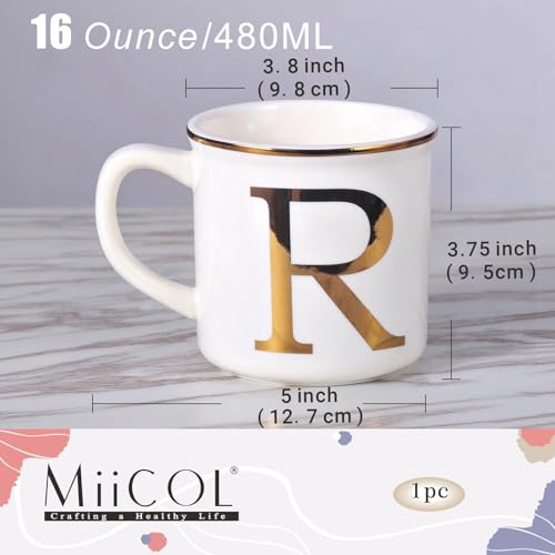 Ceramic Coffee Mug 16 oz (Letter R Mug)