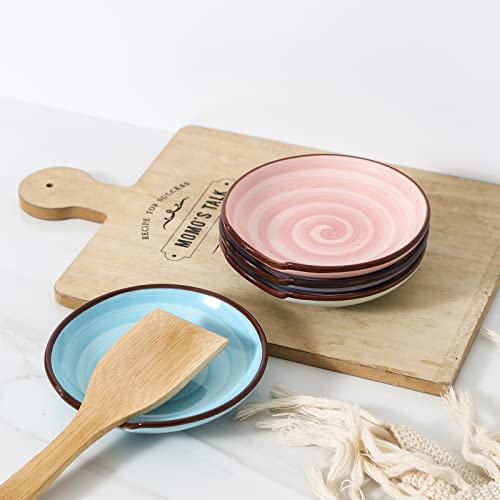 4.6 Inch Ceramic Spoon Rest for Stove Top (Gradient Color)