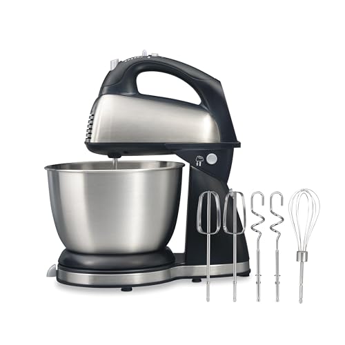 Classic Stand and Hand Mixer (Black/Stainless / 290 Watts Peak Power)