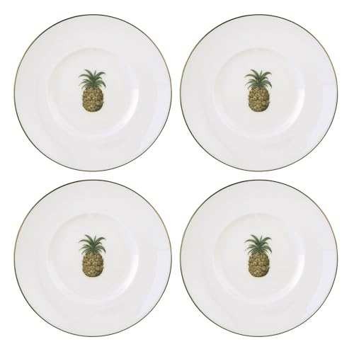 897296 British Colonial Bamboo Dessert Plates (Dessert Plates, Set of 4)