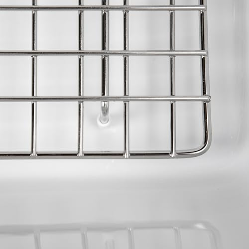 SinkSense Alder Stainless Steel 27.5" x 14" Kitchen Sink Bottom Grid (Stainless Steel)
